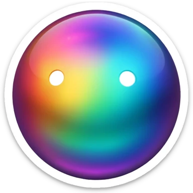 black magic ball sphere sticker