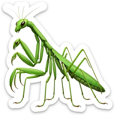 Praying mantis  sticker