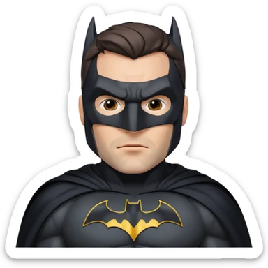 ben affleck batman with mask sticker