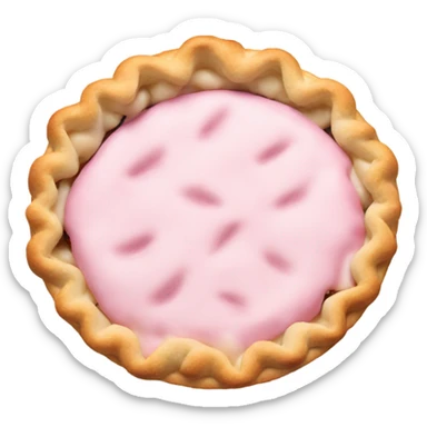 pale pink pie sticker