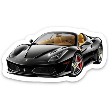 black farari car koli si change kar do sticker
