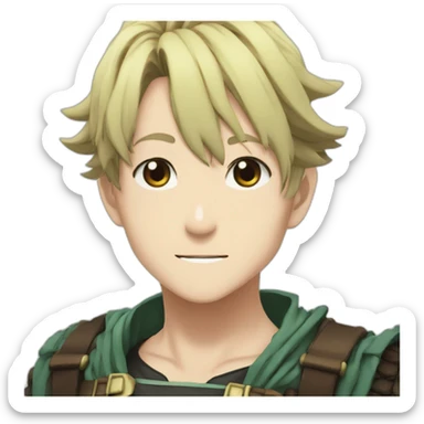 Douma from  anime "Demon Slayer" sticker