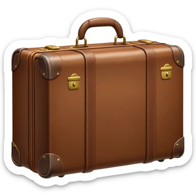 a suitcase sticker