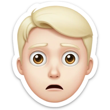 Horribly confused and scared  sticker