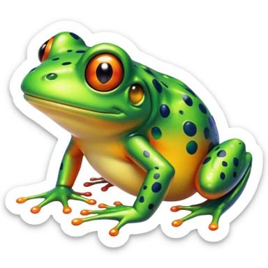 y2k frog sticker