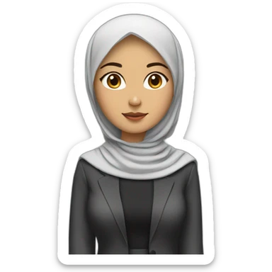 hijabi-asian-girl-lawyer sticker