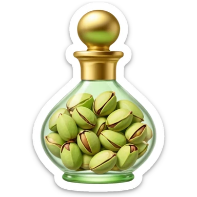 Pistachio perfume sticker