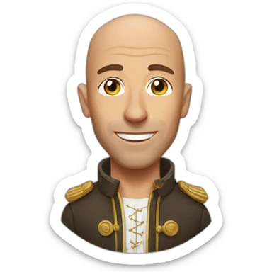 george the rush saint pierre sticker