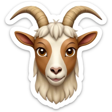 Hawaiian goat sticker
