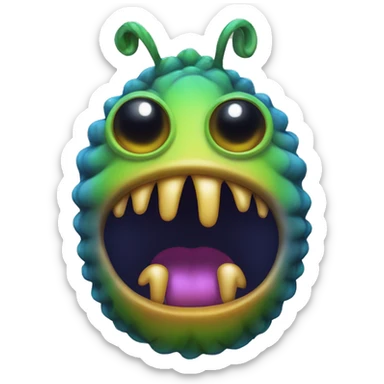 psychedelic pupa  sticker