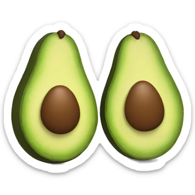 A potaxie avocado sticker