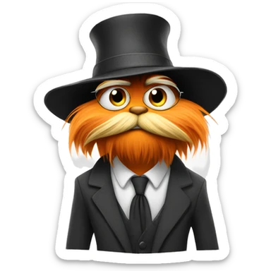 sassy lorax sticker