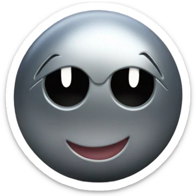 Metal Kirby ball with wheels sticker