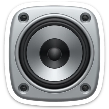 speaker audio sticker