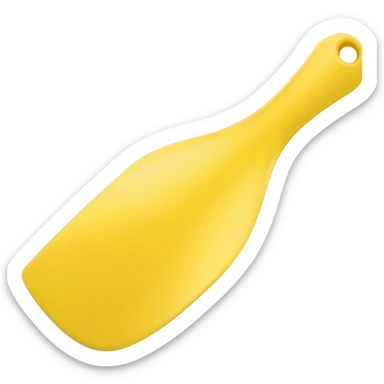 Yellow Rubber Spatula sticker