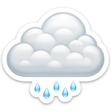 powdery white cloud representing musk, soft and airy, delicate white cloud, transparent background sticker