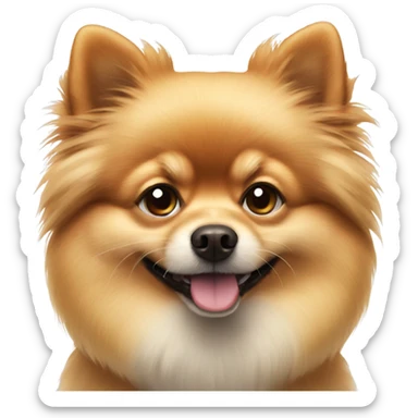 Pomeranian dog sticker