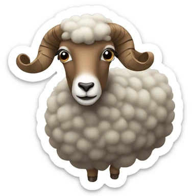 Mouton en colère sticker