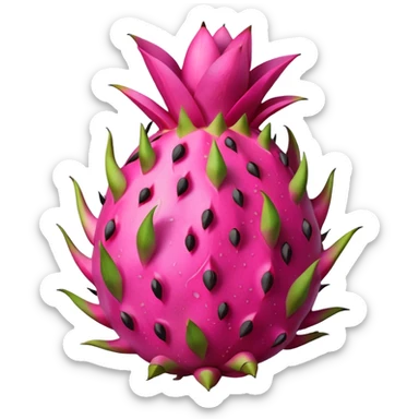 Dragon fruit emoji sticker