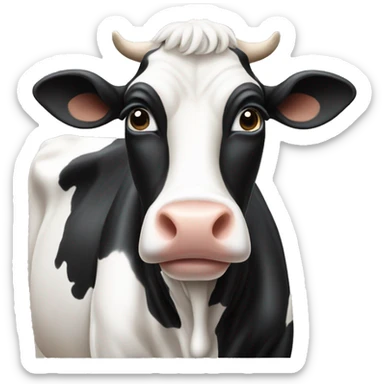 Holstein cow sticker