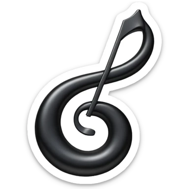 musical note sticker