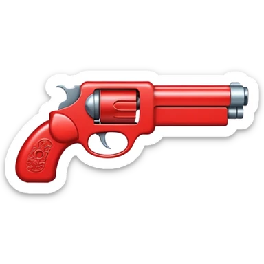 red money gun sticker