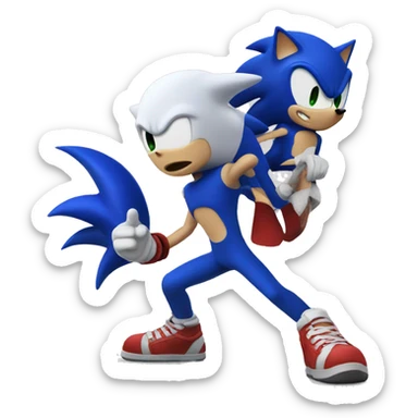 Shin Sonic sticker