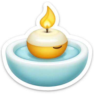 Vela aromática sticker