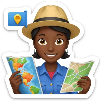 Tour Guide black sticker