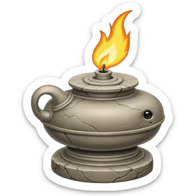 Seal oil lamp (qulliq) sticker