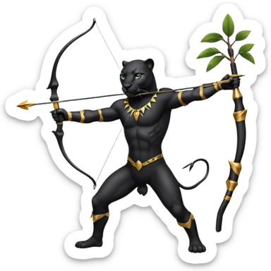 panther archer sticker
