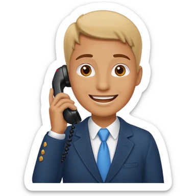 PERSONA HABLANDO POR TELEFONO sticker