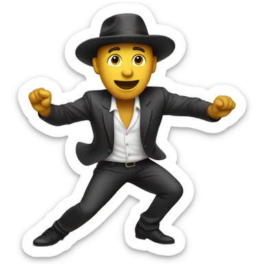 Hombre bailando sticker