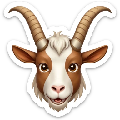 Hungry goat  sticker