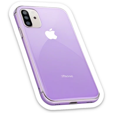 Pastel purple iPhone sticker