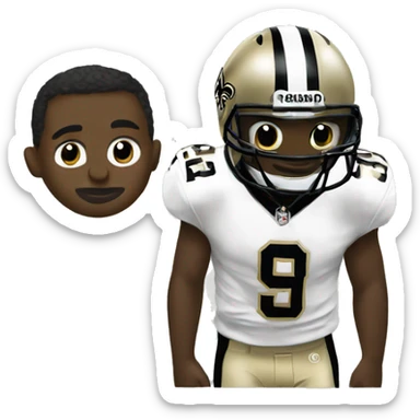New Orleans saints sticker