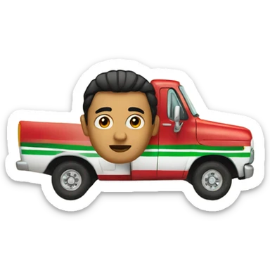 Mexican in a truck sticker