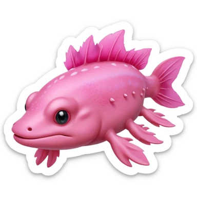 Axolotl sticker