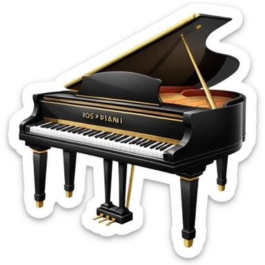 Auditorium Piano sticker
