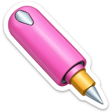pink bullet point sticker