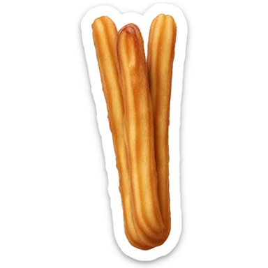 Churros with cinnamons  sticker