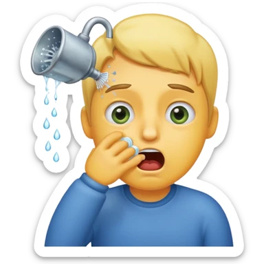 Make a person burping sticker