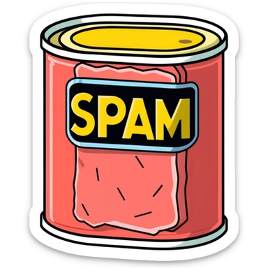 POP ART SPAM meat sticker