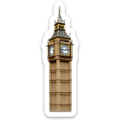 big ben london sticker