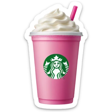 Starbucks pink drink sticker