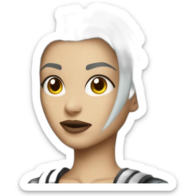 x-men rogue white streak sticker