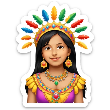 Colorful Parade Participant sticker