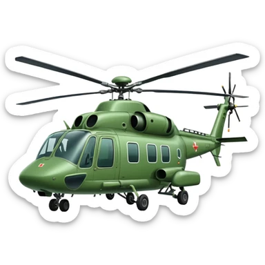 Belarusian helicopter sticker