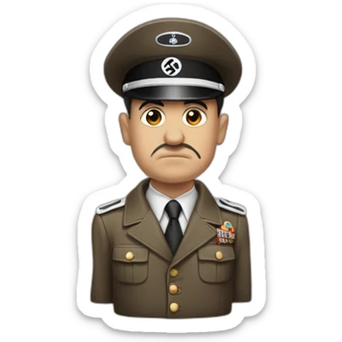 Hitler et son signe sticker
