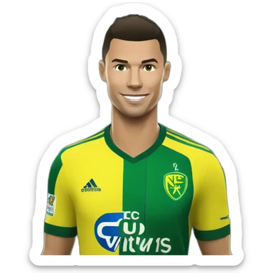 Ronaldo au FC Nantes sticker